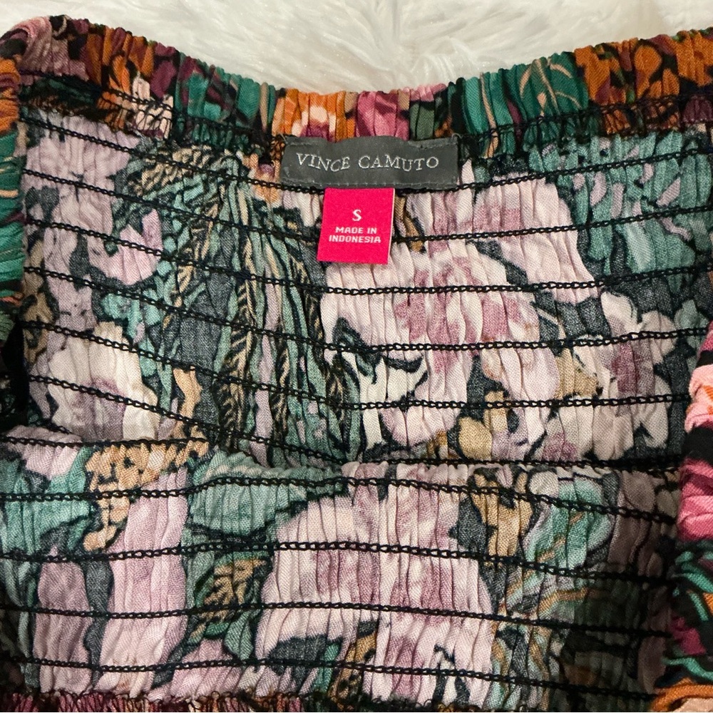 Vince Camuto | Floral Wide Leg Challis Pants size Small NWT - Picture 7 of 12
